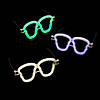 Kids Skull-Shaped Glow Glasses - 12 Pc. Image 1