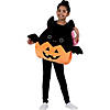 Kids Squishmallows Smiling Emily Bat & Jack-O-Lantern Costume Tunic Image 1
