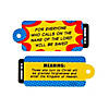 Kids&amp;#8217; Superhero Scripture Cards on a Ring - 12 Pc. Image 1