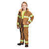 Kid's Tan Firefighter Costume Image 1