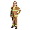Kids Tan Firefighter Costume Image 1