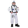 Kids White Astronaut Suit Costume Image 1