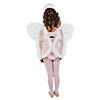 Kids White Marabou Angel Wings & Halo Headband - 2 Pc. Image 2