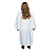 Kids&#8217; White Matte Elementary School Graduation Robe Image 1