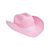 Kids&#8217; Woven Pink Cowgirl Hats - 12 Pc. Image 1