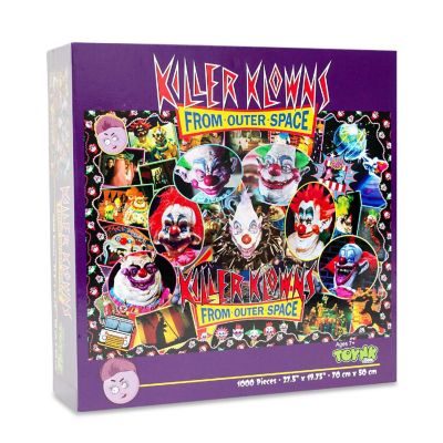 Killer Klowns From Outer Space Kollage B 1000-Piece Jigsaw Puzzle For Adults  28 x 20 Inches Image 1