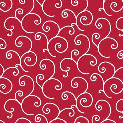 KimberBell Basics  Red Tonal Swirls  Maywood Studios Cotton Fabric by the Yard Image 1