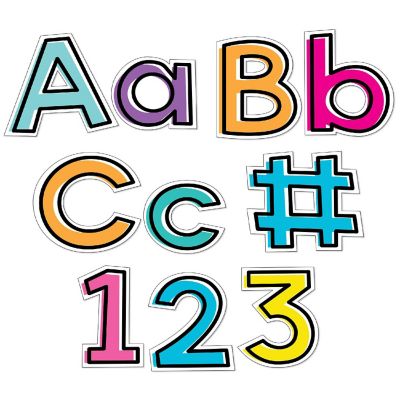 Kind Vibes Combo Pack Bulletin Board Letters Image 1