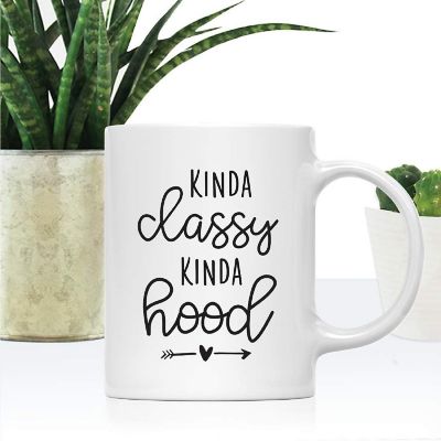 Kinda Classy Kinda Hood Ceramic Mug Image 1