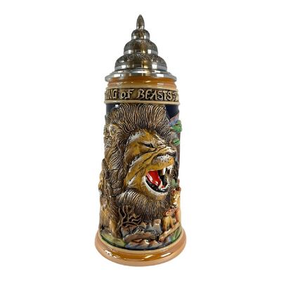 King of Beasts Lion Pride LE German Stoneware Beer Stein .75 L Made in Germany Image 1