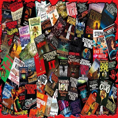 King of Horror Collage Stephen King Inspired 1000 Piece Jigsaw Puzzle Image 1