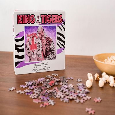 King Of The Tigers Animal Puzzle  1000 Piece Jigsaw Puzzle Image 1