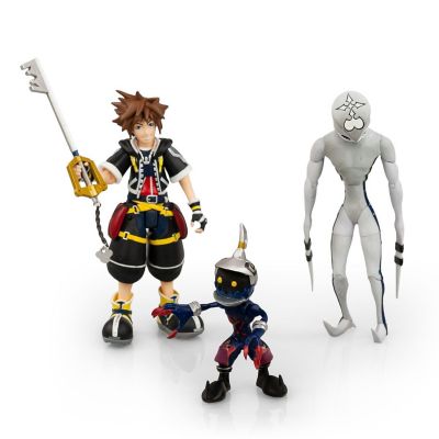 Kingdom Hearts 2 Action Figures Collection Set  Includes Sora, Dusk, & Soldier Image 2