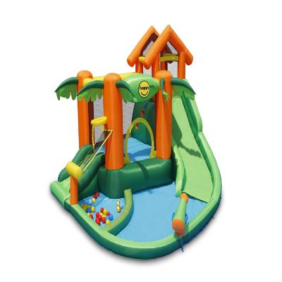 KingToys Happy Hop Tropical Play Centre Bouncy Castle Image 2