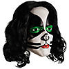 KISS Deluxe The Catman Overhead Plastic Mask with Wig - One Size Image 2