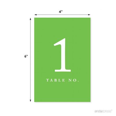 Kiwi Green Perforated Numbers 1 20 Image 1