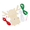 Knit a Moose a Sweater Ornament Craft Kit - Makes 12 Image 1