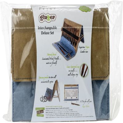 KnitPro-Ginger Deluxe Interchangeable Knitting Needles Set-13 Pair Of Needles - Normal Image 1