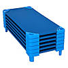 Kore Design Stackable Standard Cot, 52" x 23" x 7", Blue Image 1