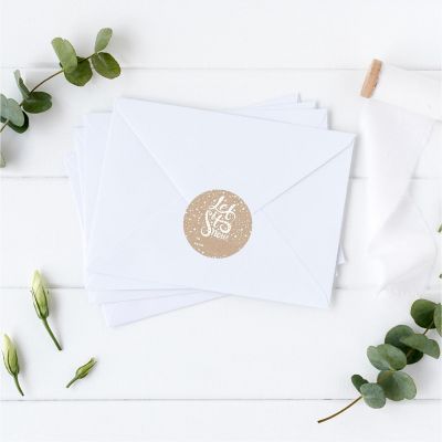 Kraft Brown Christmas To/From Gift Label Image 1