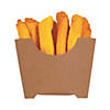Kraft Paper French Fries Boxes - 12 Pc. Image 1