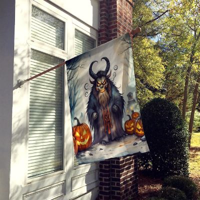 Krampus The Christmas Demon Spooky Halloween House Flag DAC2248 Image 1