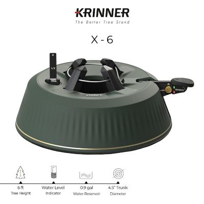 Krinner X-6 Christmas Tree Stand, Green Image 1