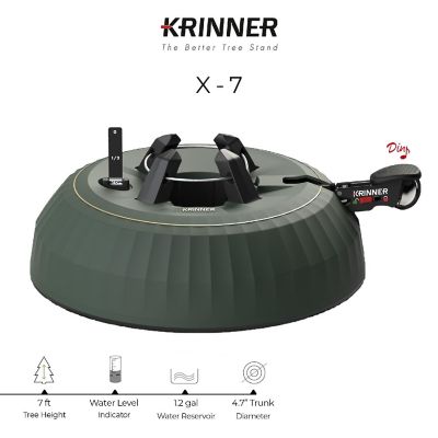 Krinner X-7 Deluxe Christmas Tree Stand, Green Image 1