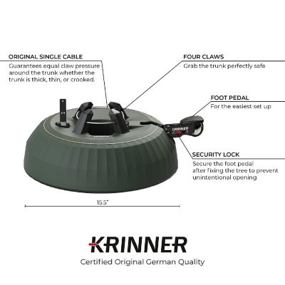 Krinner X-7 Deluxe Christmas Tree Stand, Green Image 3