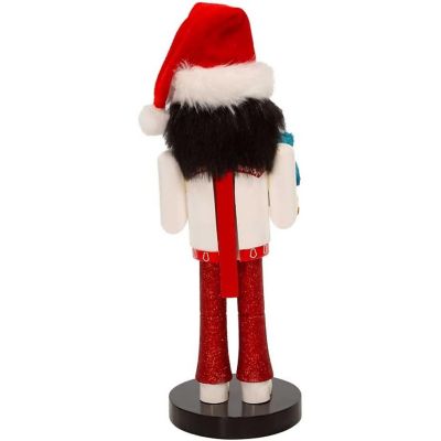 Kurt Adler Elvis Presley with Teddy Bear Nutcracker- Multicolored- 10 Inches Image 2