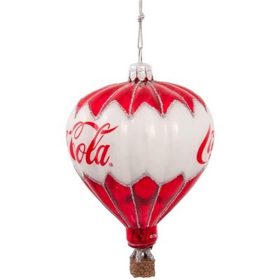 Kurt Adler Glass Coca-Cola Balloon Christmas Tree Ornament Image 2