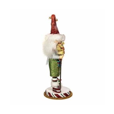 Kurt Adler Hollywood Elf with Hobby Horse Nutcracker, 15 Inches Image 3