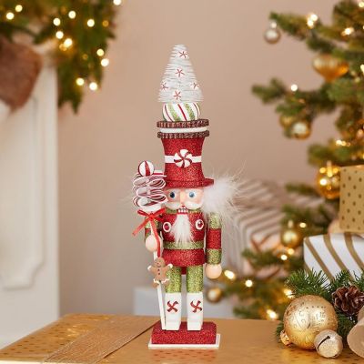 Kurt Adler Hollywood Nutcracker, Candy Soldier, 13.5in Image 3