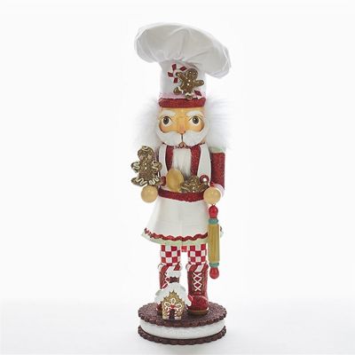 Kurt Adler Kurt Adler Gingerbread Chef Nutcracker, 15 inches Image 1