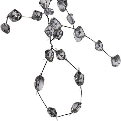 Kurt Adler Plastic Ice Wire Clear Garland For Christmas Decoration- 6 Feet Long Image 1