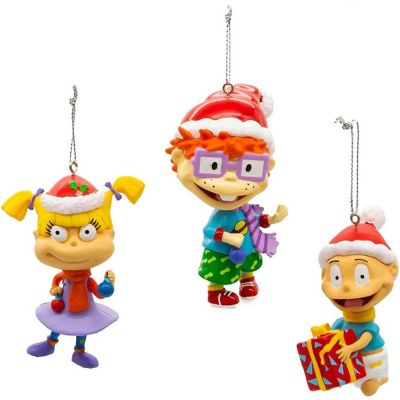 Kurt Adler Rugrats Blow Mold 3-Piece Ornament Set- Multicolor- 3.5 Inches Image 1