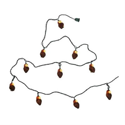 Kurt Adler #UL4235 10-Light Brown Owl Light Set, 11.5' Image 2
