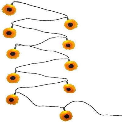 Kurt Adler #UL4248 UL 10-Light Sunflower Light Set, 11.5' Image 1