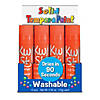 Kwik StiProper Solid Tempera Paint Sticks, Single Color Pack, Orange, Pack of 12 Image 1