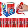Kwik StiProper Solid Tempera Paint Sticks, Single Color Pack, Red, Pack of 12 Image 3