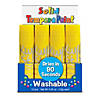 Kwik StiProper Solid Tempera Paint Sticks, Single Color Pack, Yellow, Pack of 12 Image 1