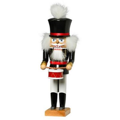 KWO Drummer German Wood Christmas Nutcracker Decoration Made in Germany Image 1