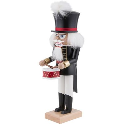 KWO Drummer German Wood Christmas Nutcracker Decoration Made in Germany Image 1