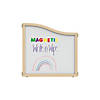 Kydz Suite Cascade Panel - E  To A-Height - 36" Wide - Magnetic Write-N-Wipe Image 1