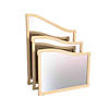 Kydz Suite Cascade Panel - E To T-Height - 36" Wide - Mirror Image 3