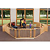 Kydz Suite Cascade Panel - E To T-Height - 36" Wide - See-Thru Image 3