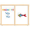Kydz Suite Panel - A-Height - 48" Wide - Magnetic Write-N-Wipe Image 1