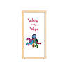 Kydz Suite Panel - S-Height - 24" Wide - Write-N-Wipe Image 1