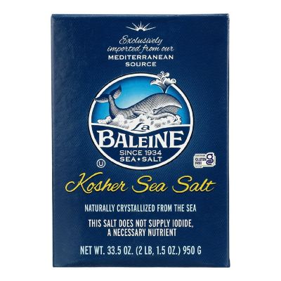 La Baleine Sea Salt - Kosher Sea Salt - Case of 9-33.5 OZ Image 1