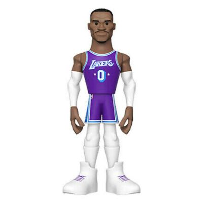 LA Lakers NBA Funko Gold 5 Inch Vinyl Figure  Russell Westbrook CHASE Image 1
